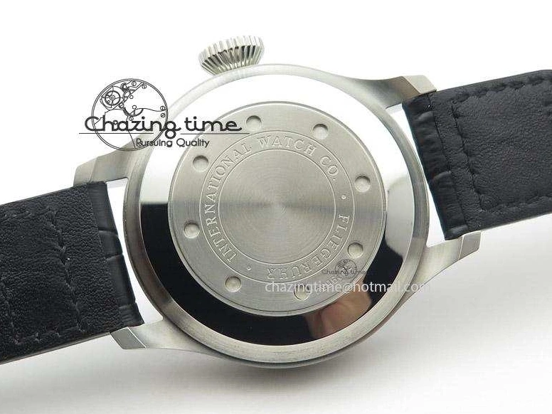 MIROTIME 0717 Timeless Big Pilot Real PR IW500901 ZF 1:1 Best Edition On Black Leather Strap A 7340